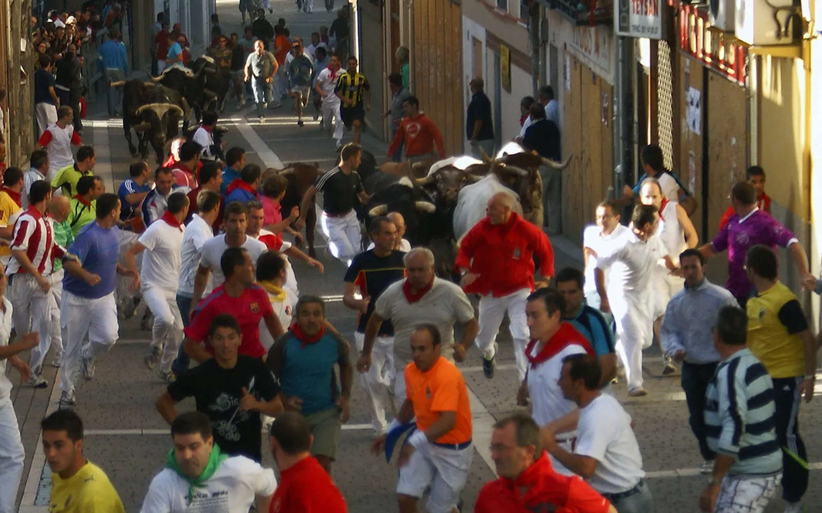 Fiesta de Nuestra Señora del Rosario. Los Encierros de Cuéllar. Imagen externa: Turespaña / Spain.info.