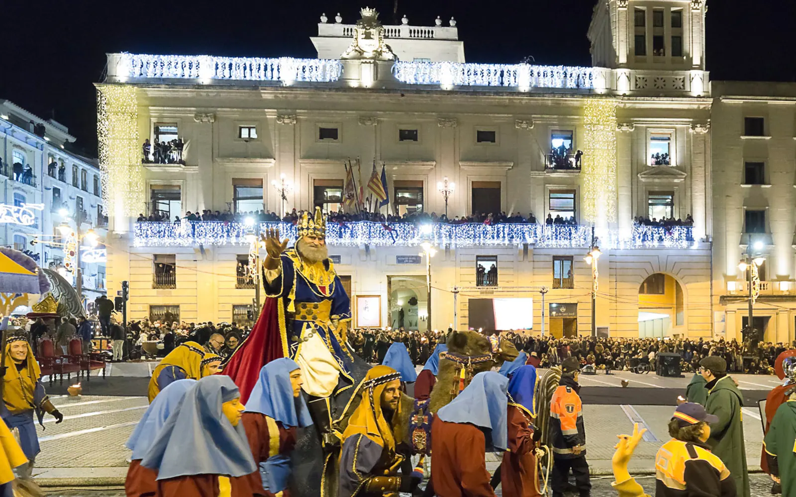 Cabalgata de los Reyes Magos en Alcoy-Alcoi. Imagen externa: Turespaña / Spain.info.