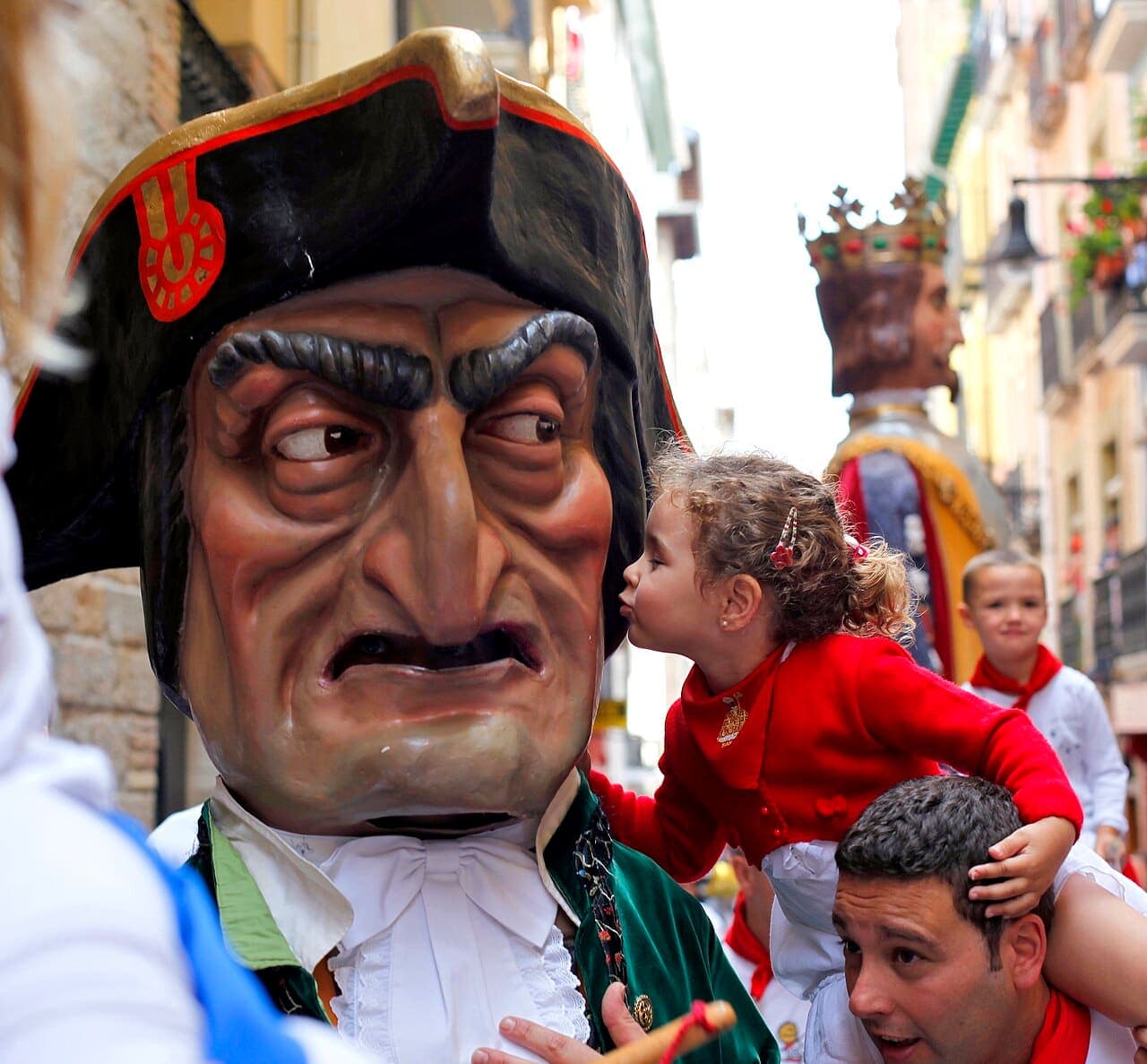 El ambiente de San Fermín en las calles de Pamplona